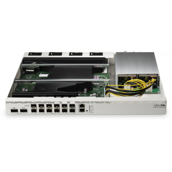 MikroTik Cloud Core Router 2216-1G-12XS-2XQ, 16-core CPU, 2x 100G QSFP, 14x 25G SFP