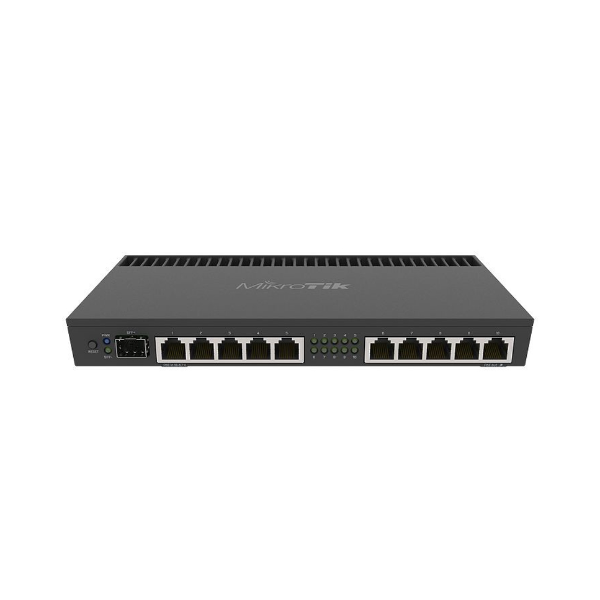 Mikrotik RB4011IGS+RM Routeur connecté Gigabit Ethernet Noir