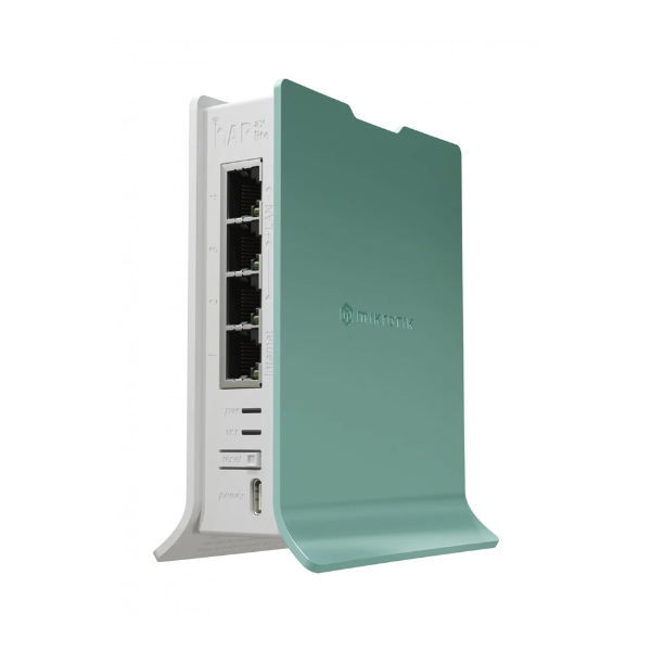 Mikrotik hAP routeur sans fil Gigabit Ethernet Monobande (2,4 GHz) Vert, Blanc
