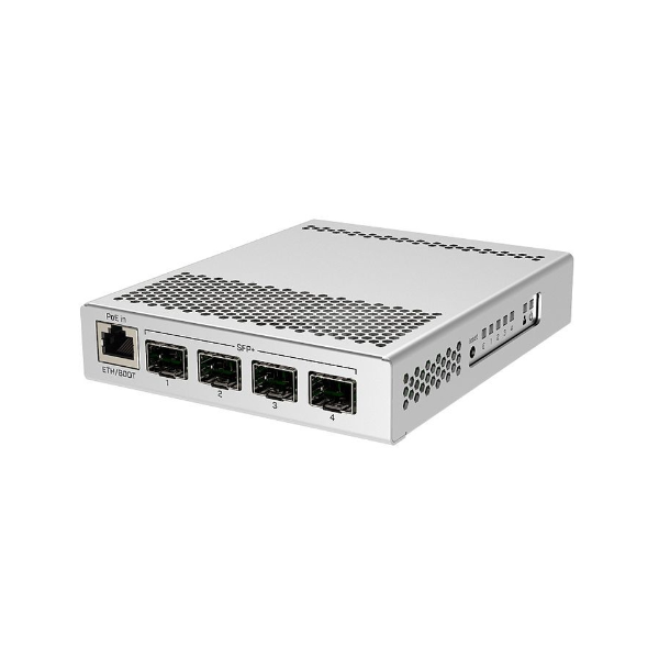 MikroTik CRS305-1G-4S+IN Commutateur Réseau Managé, 1x Ethernet Gigabit, 4x SFP+, PoE