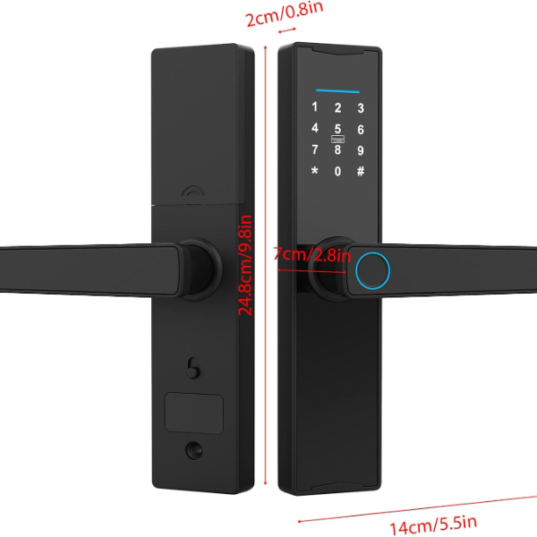 Serrure de porte intelligente 5 en 1